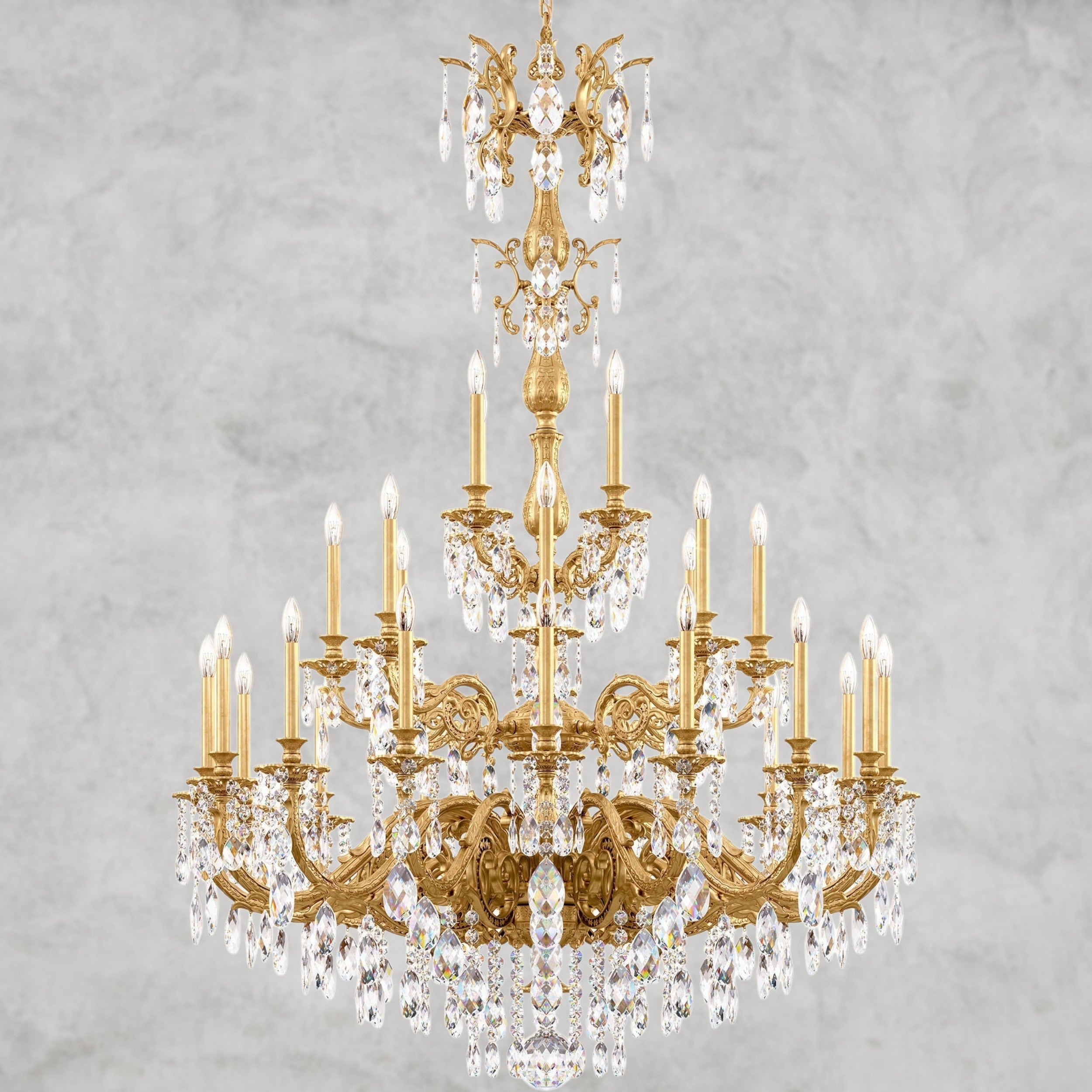 Milano 28-light Crystal Chandelier 50"